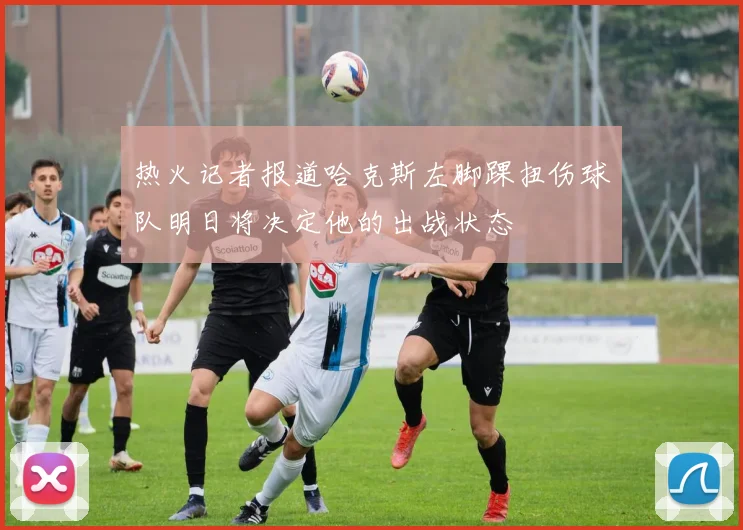 热火记者报道哈克斯左脚踝扭伤球队明日将决定他的出战状态